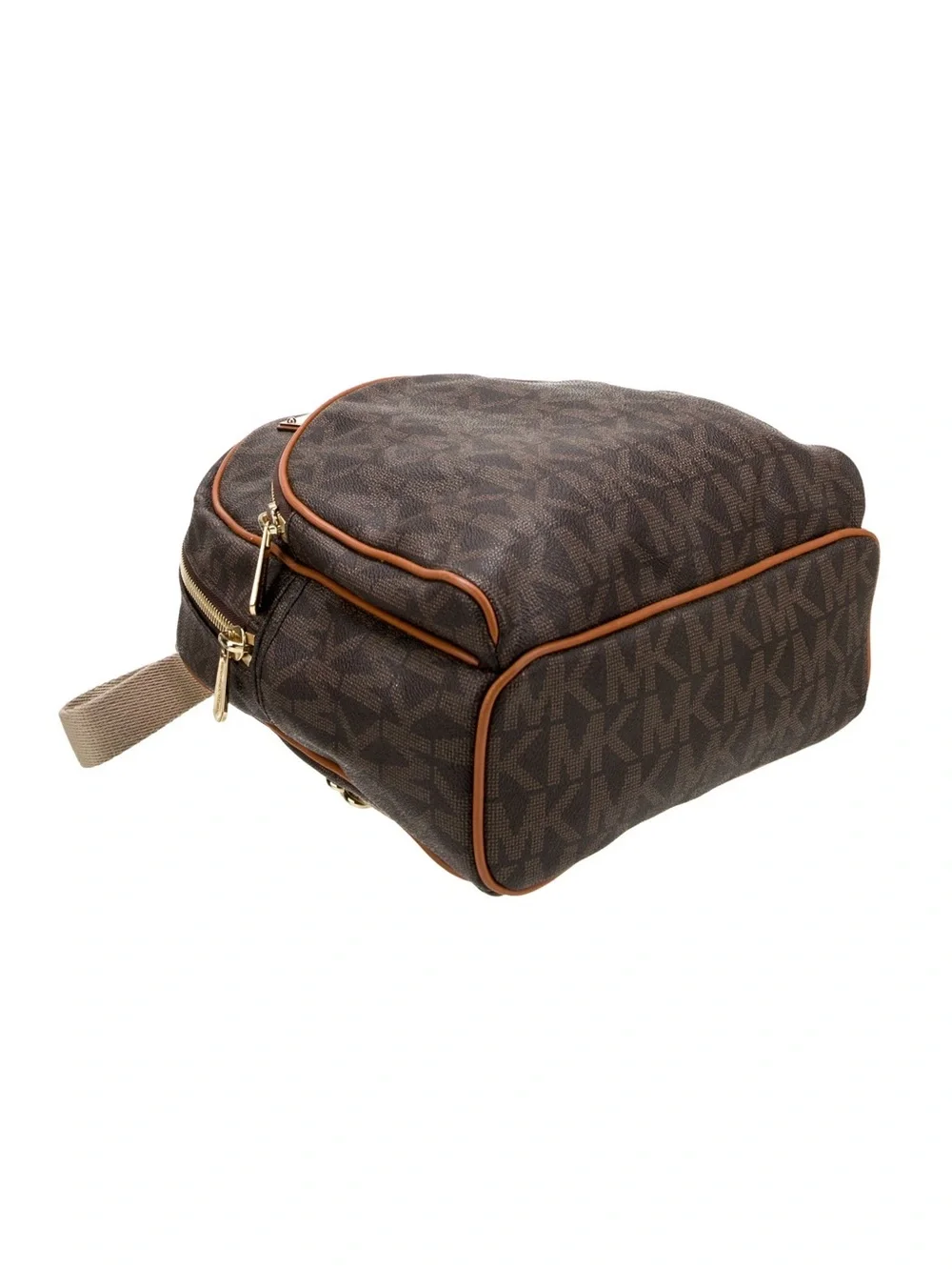 Michael Kors ~ Backpack ~ Brown/Acorn Monogram ~ Medium Backpack ~ Gold Hardware